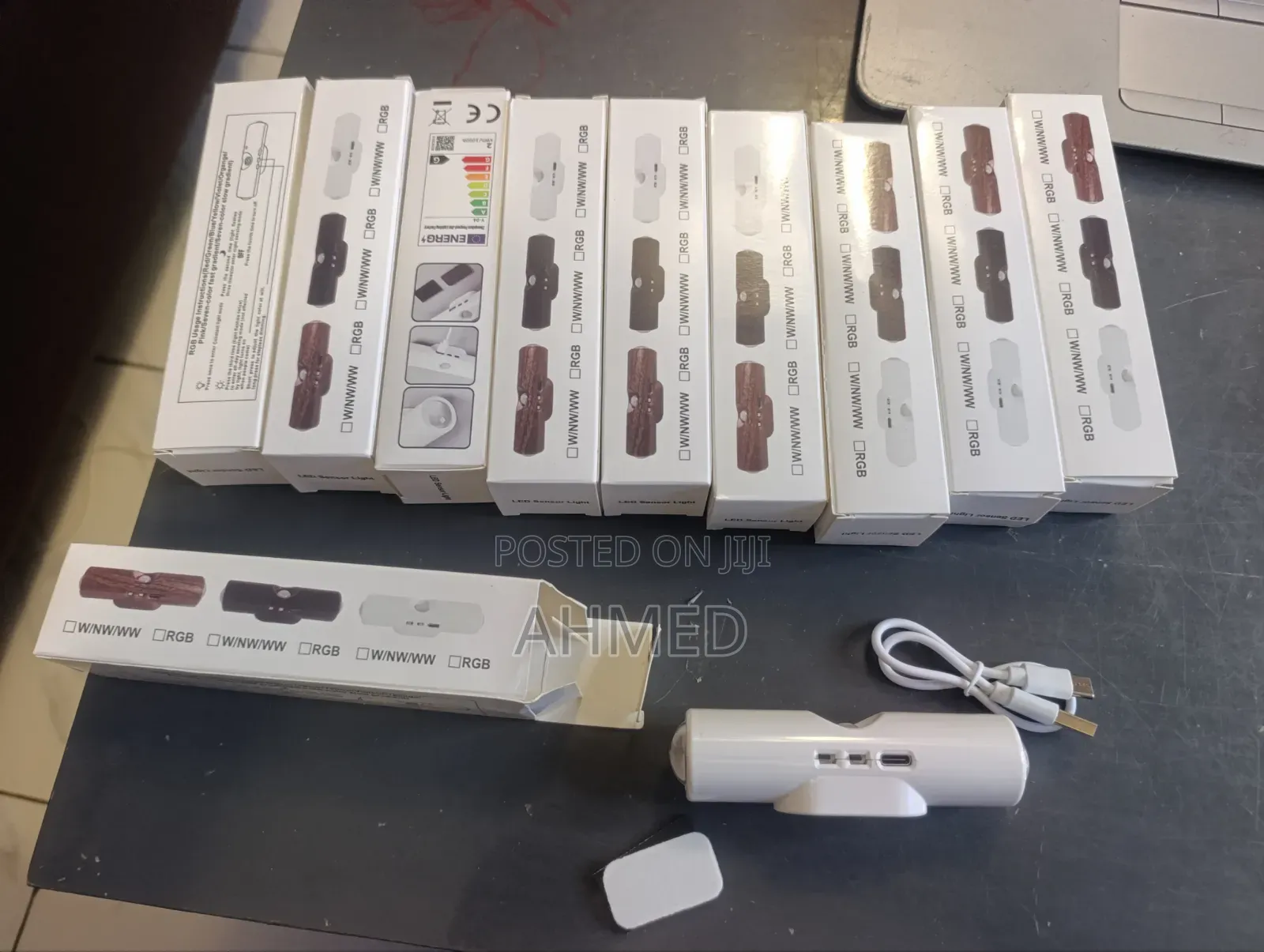 Wall Mount Rechargeable Smart RGB Night Motion Sensor Light