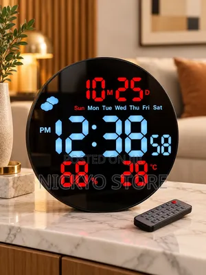 Round Led Digital Clock — Ds-3853l