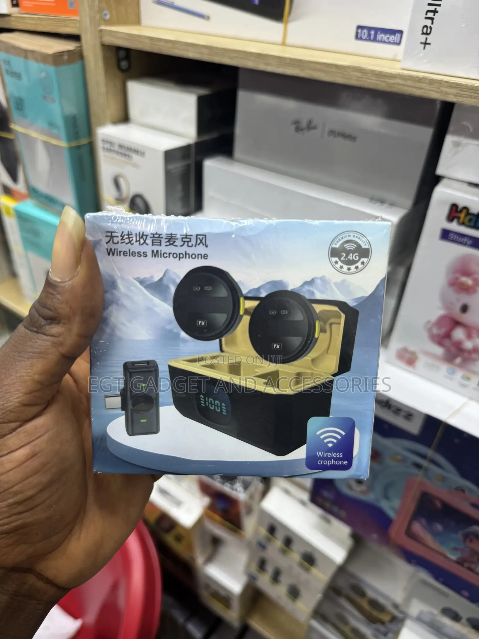 2.4G Wireless Lavalier Dual Microphone System