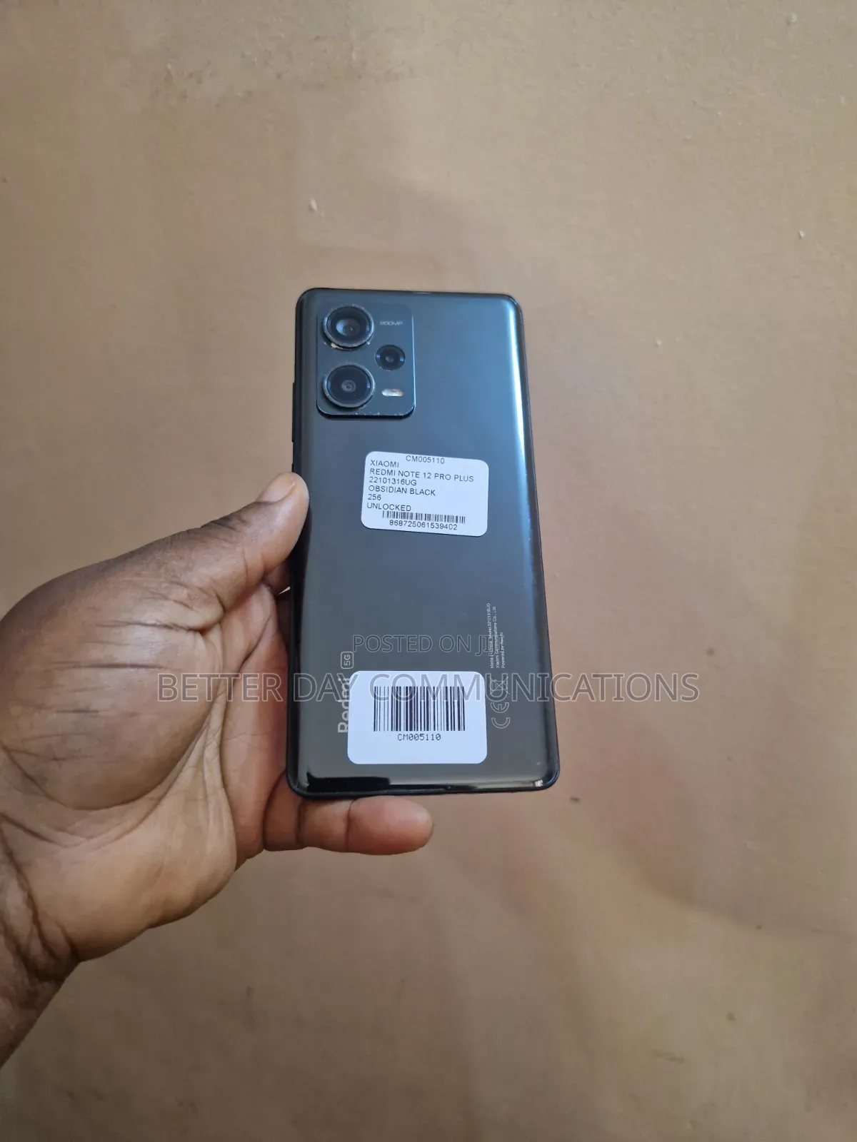 Xiaomi Redmi Note 12 Pro+ 5G 256 GB Black