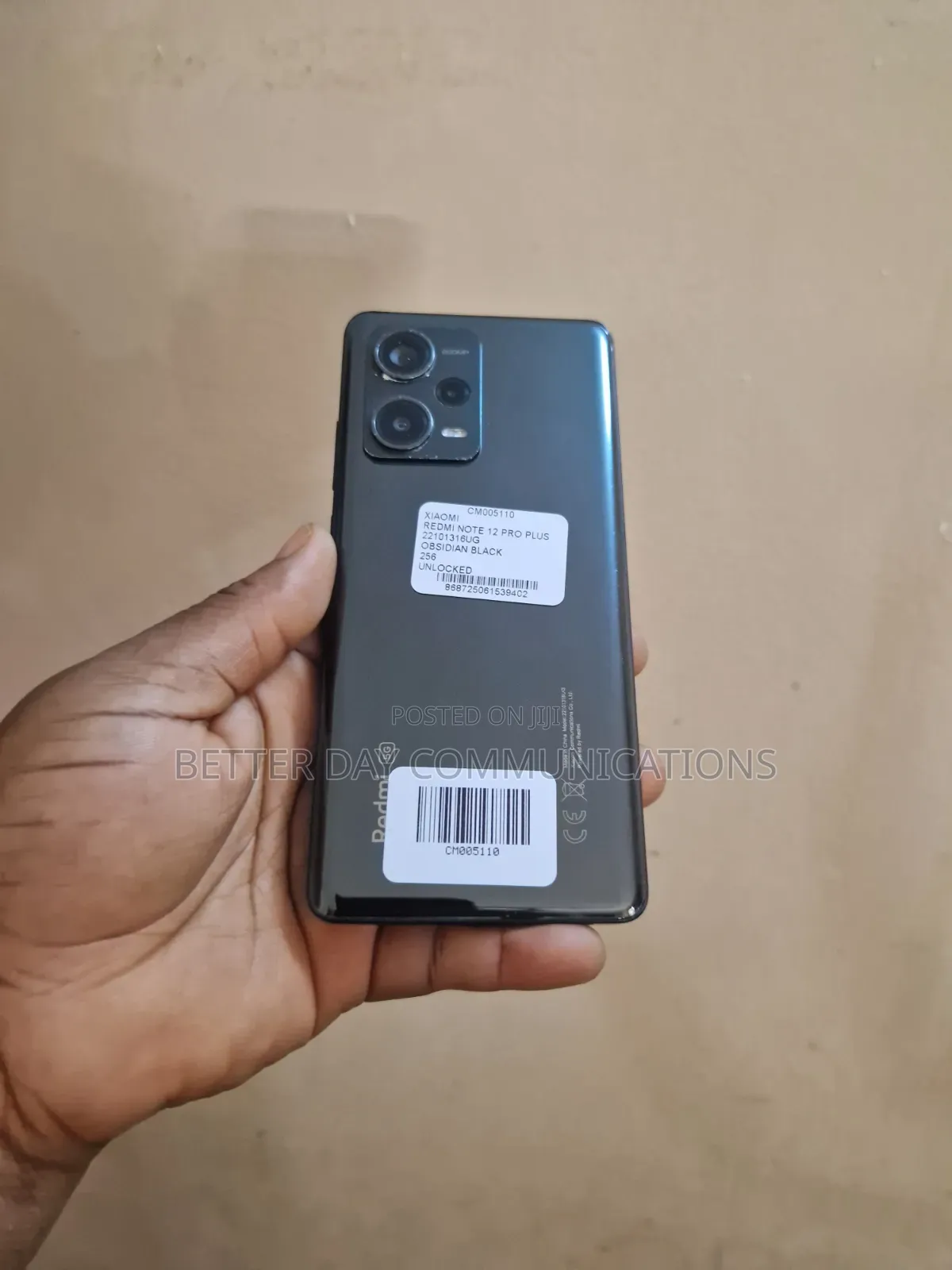 Xiaomi Redmi Note 12 Pro+ 5G 256 GB Black