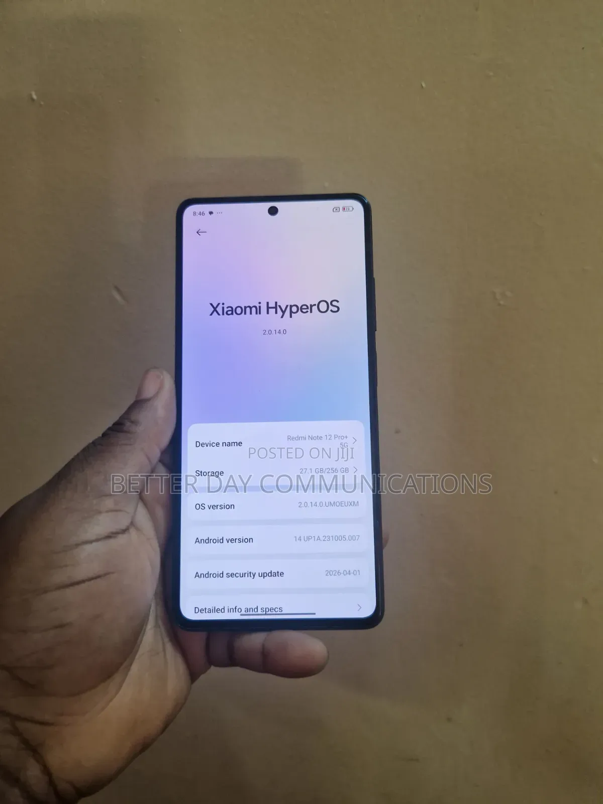 Xiaomi Redmi Note 12 Pro+ 5G 256 GB Black