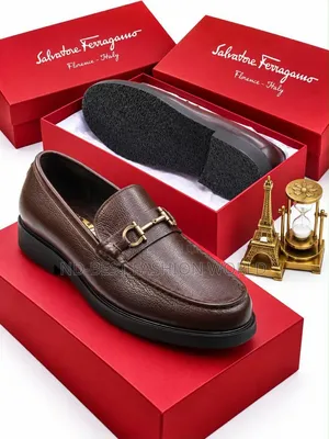Ferragamo Brown Leather Shoe