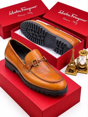 Ferragamo Brown Leather Shoe