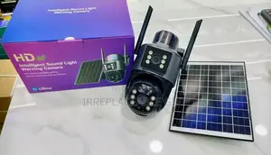 UBOX Solar Powered HD PTZ CCTV Camera With SIM / WiFi & Night Vision