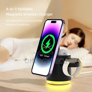 4 in 1 Folding Magnetic Wireless Charging Station