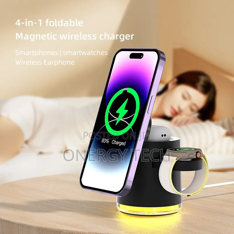 4 in 1 Folding Magnetic Wireless Charging Station