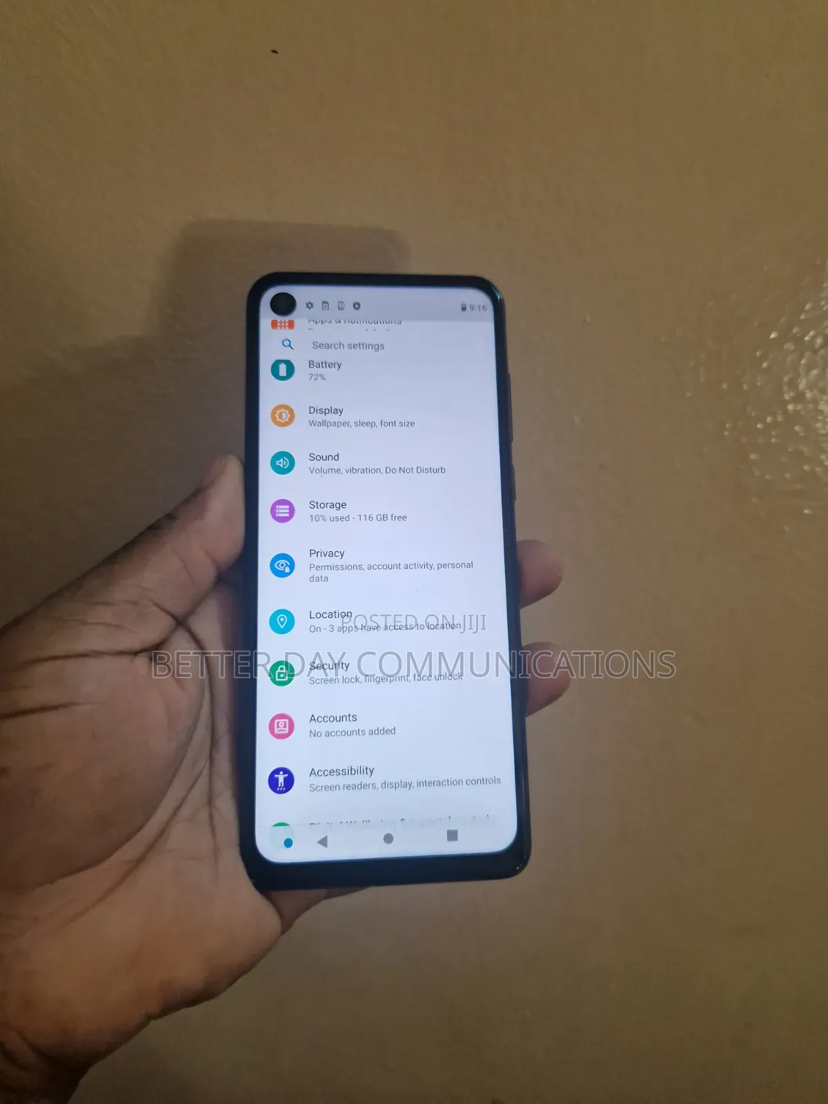 Motorola Moto One Vision 128 GB Black