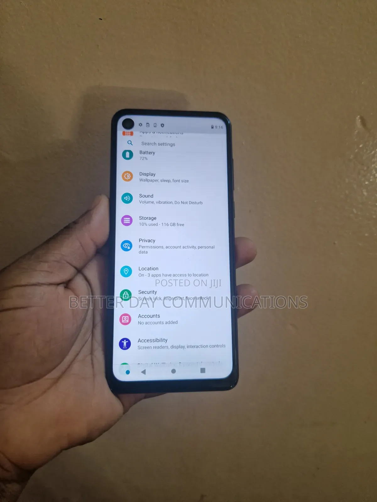 Motorola Moto One Vision 128 GB Black
