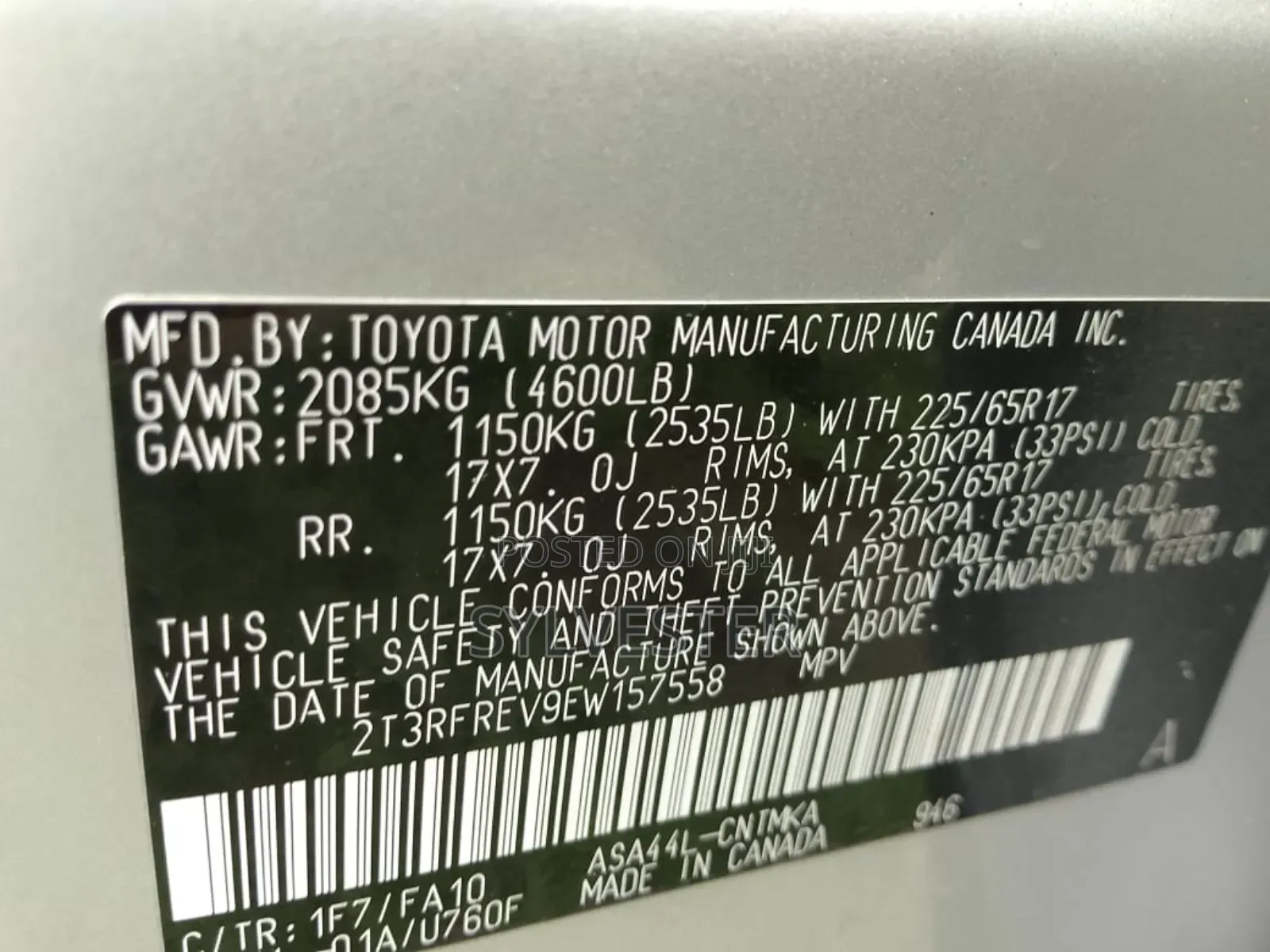 Toyota RAV4 2014 Silver