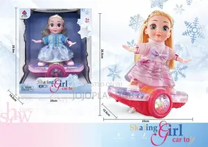 Jia Shuo Skating Girl Car Toy With Lights & Music