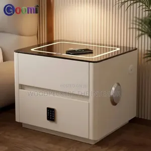 Smart Bedside Table With Digital Security Safe