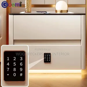 Smart Bedside Table With Digital Security Safe