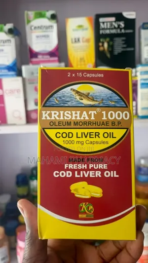 Krishat Cod Liver Oil 1000mg Capsules