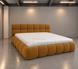 Luxury 6by6 Upholstered Bedframe Fully Padded