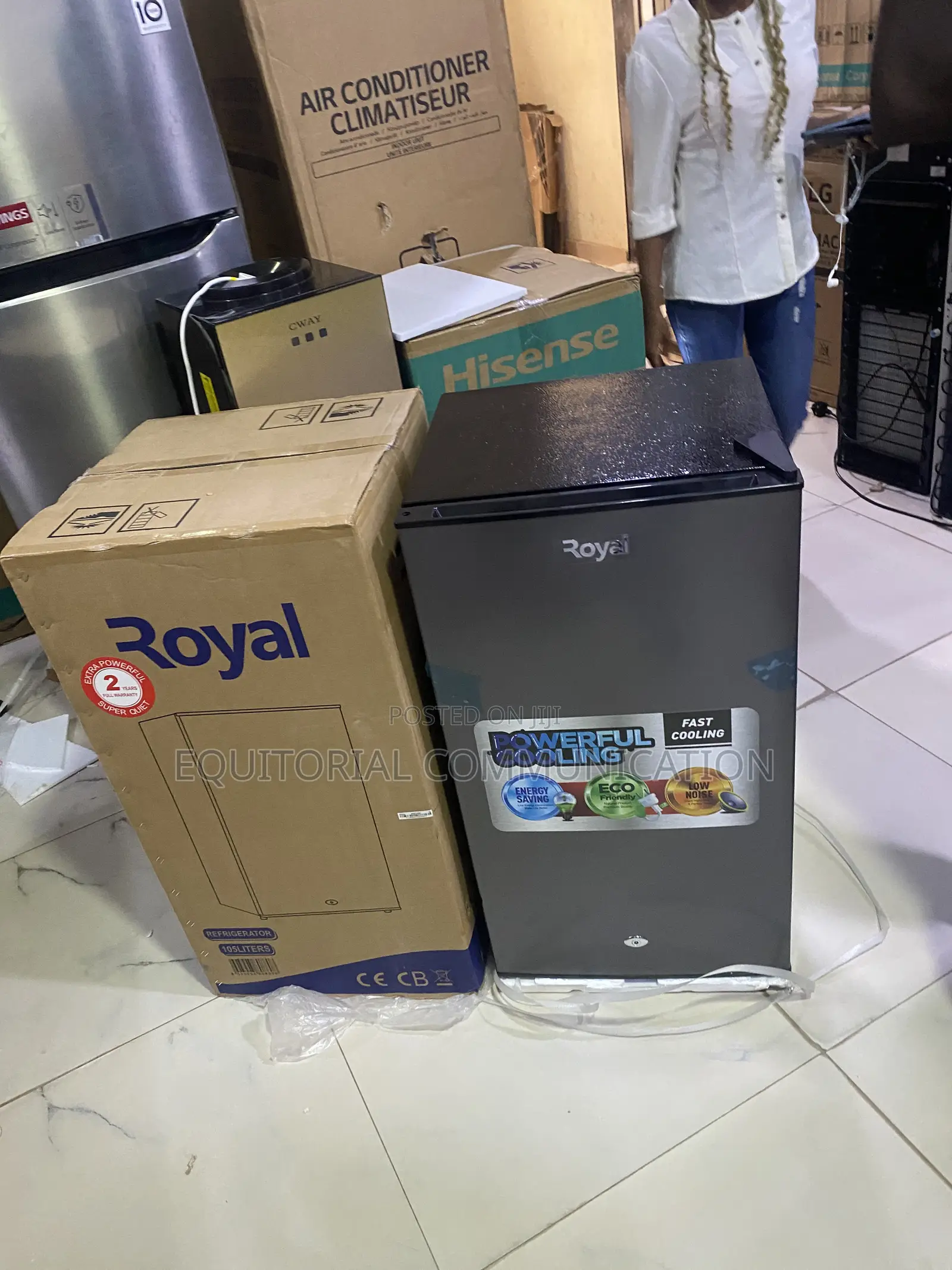 Royal RREF105BF Refrigerator With 105-Litre Storage