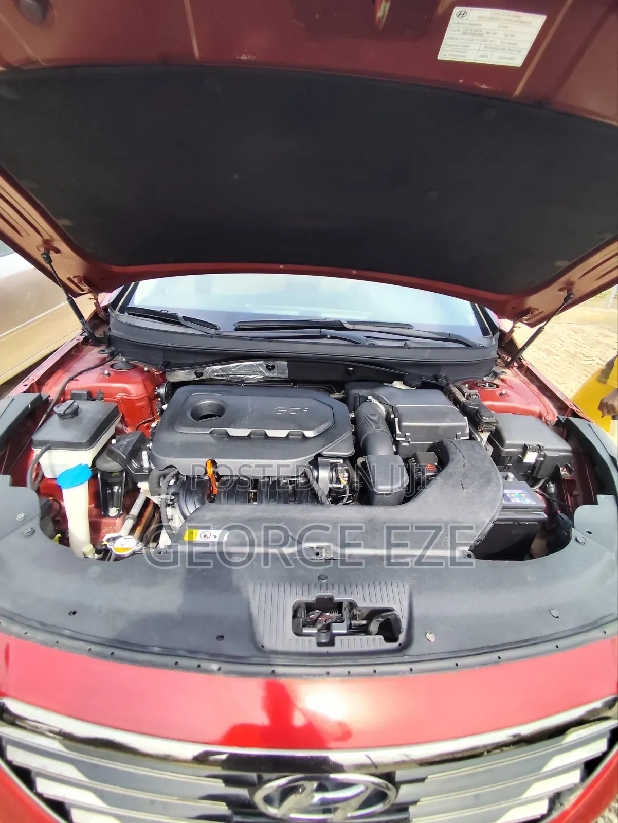 Hyundai Sonata 2015 Red