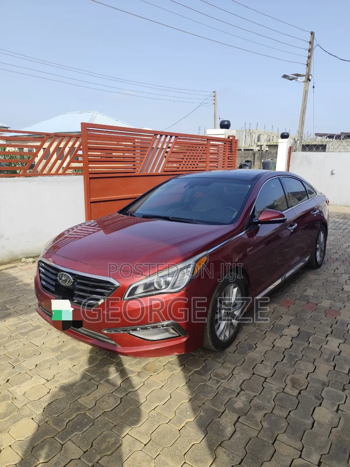 Hyundai Sonata 2015 Red