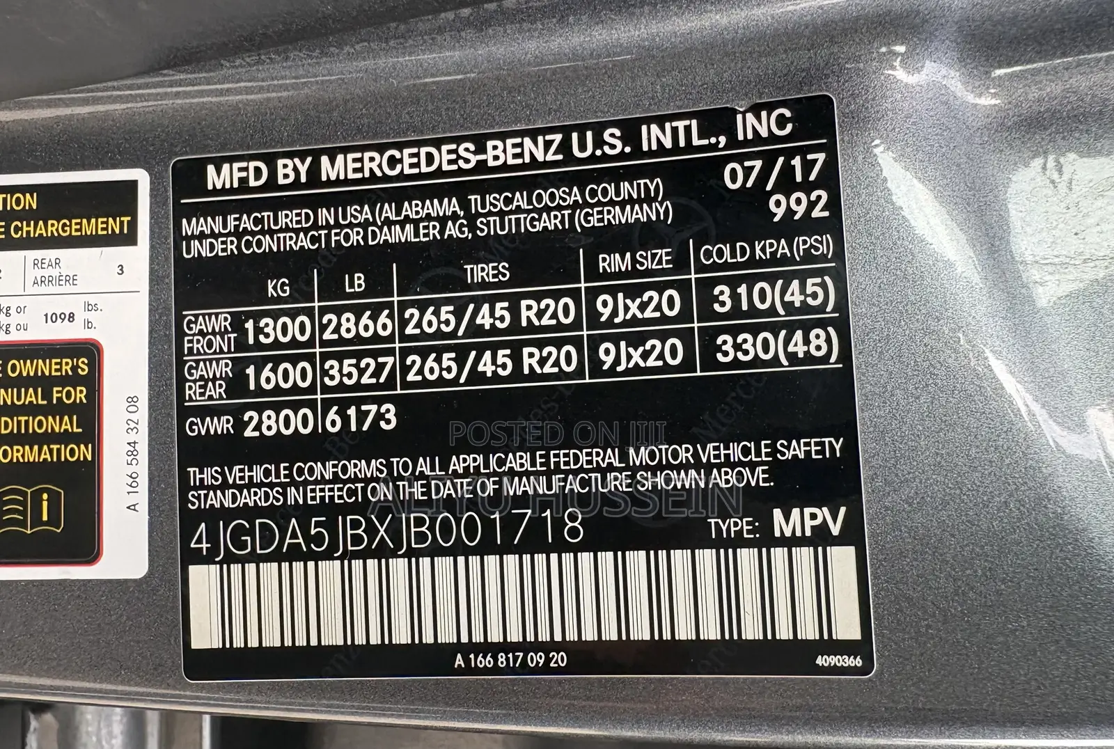 Mercedes-Benz GLE-Class 2017 Gray