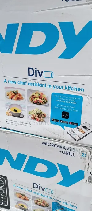Candy Microwave + Grill 25l,black Color.