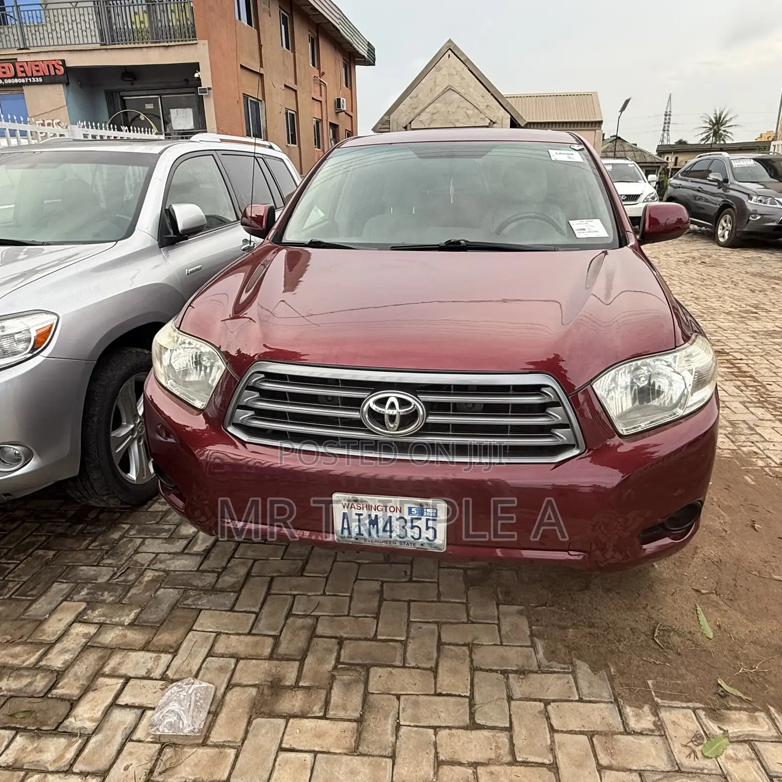 Toyota Highlander 2008 Red