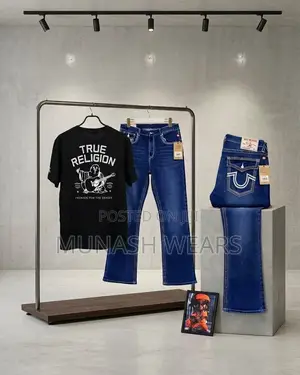 Original True Religion T-Shirt With Jean Combo M-3xl