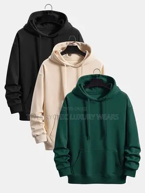 Premium Quality Unisex Hoodies – Black, Cream & Red | TWEENYCHIC Wea