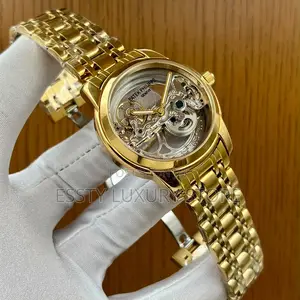 Automatic Quality Patek Philip Transparent Face Chain Watch