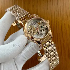 Automatic Quality Patek Philip Transparent Face Chain Watch