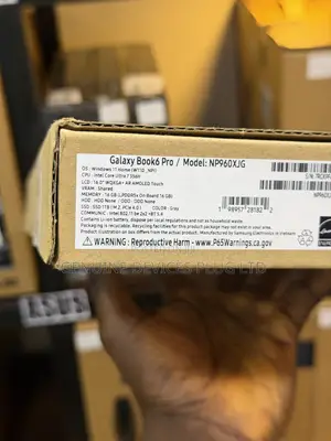 New Laptop Samsung Galaxy Book6 Pro 16GB Intel Core Ultra 7 SSD 1T