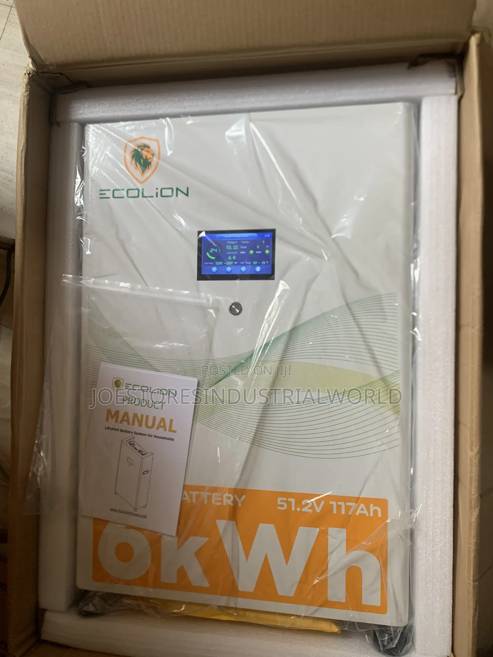 6kwh Ecolion Lithium Ion Battery 48v