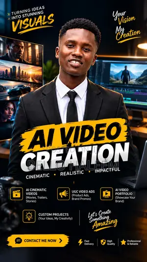 Professional AI Video Creation | Cinematic Videos, UGC Ads