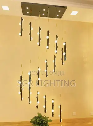 Modern Stair Chandelier and Hotel Lobby Chandelier