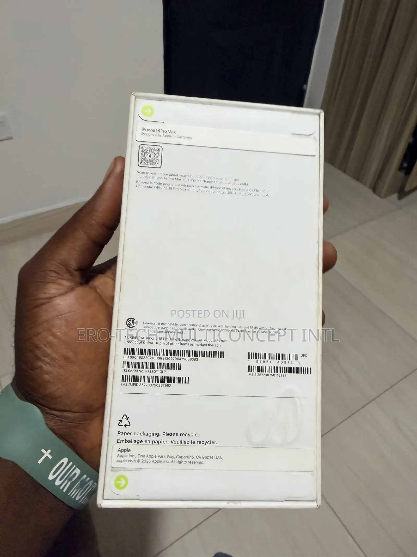 New Apple iPhone 18 Pro Max 256 GB