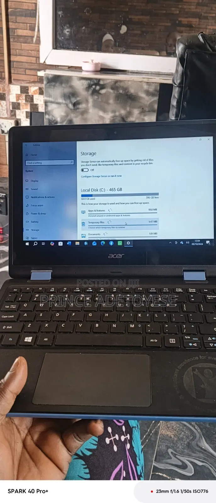 Laptop Acer AcerNote 8GB Intel Pentium SSD 512GB