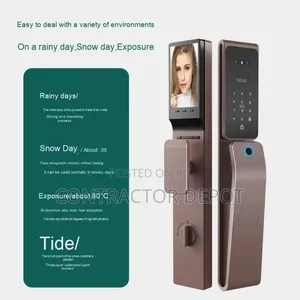 Tuya Waterproof Fingerprint 3D Face Recognition Digital Password Lock
