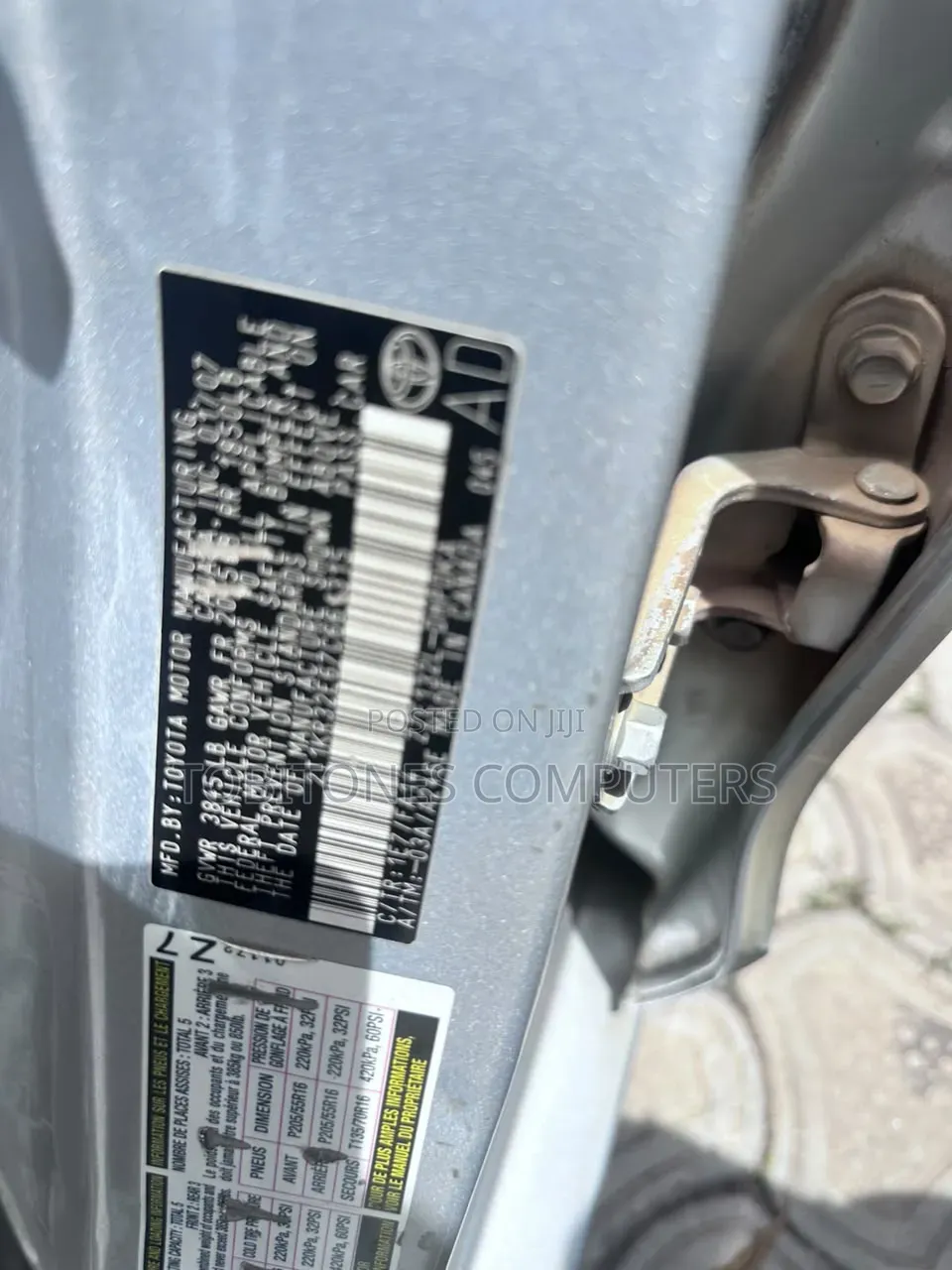 Toyota Matrix Hatchback 1.8 16V AWD 2007 Silver