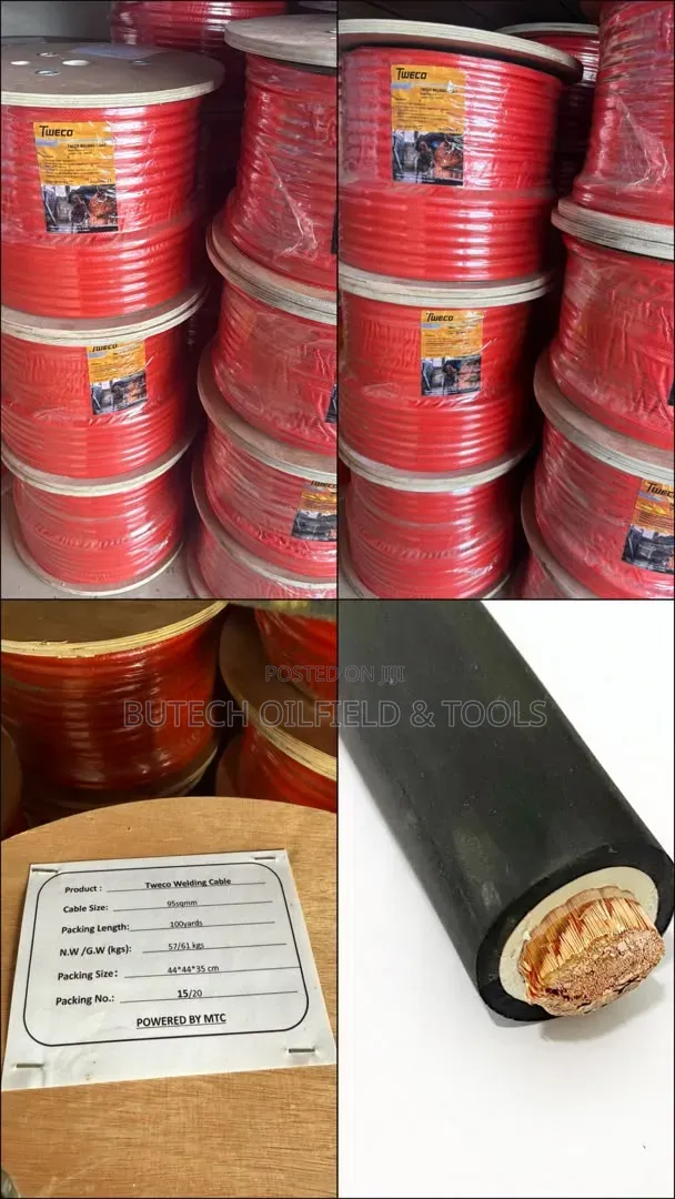 Tweco Welding Cable – 100% Copper Welding Cable