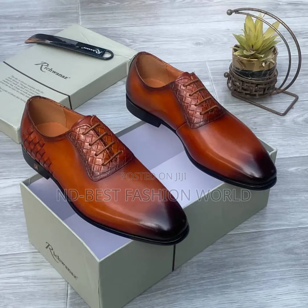 Brown Leather Office Shoe