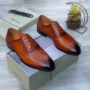 Brown Leather Office Shoe