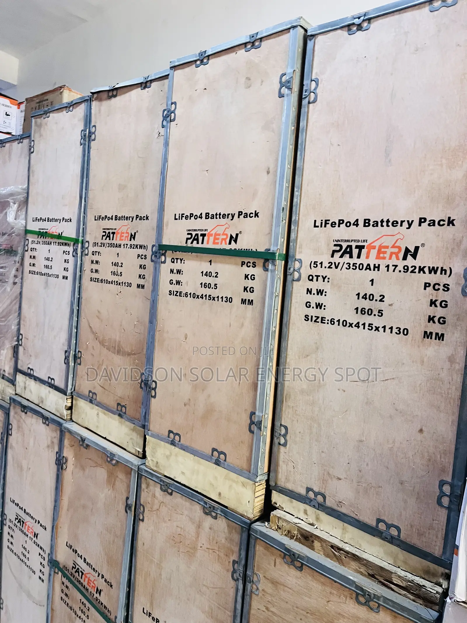 17.5kwh Pattern Solar Lithium Ion Battery