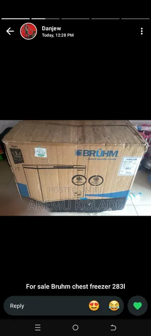 Bruhm Chest Freezer 283L