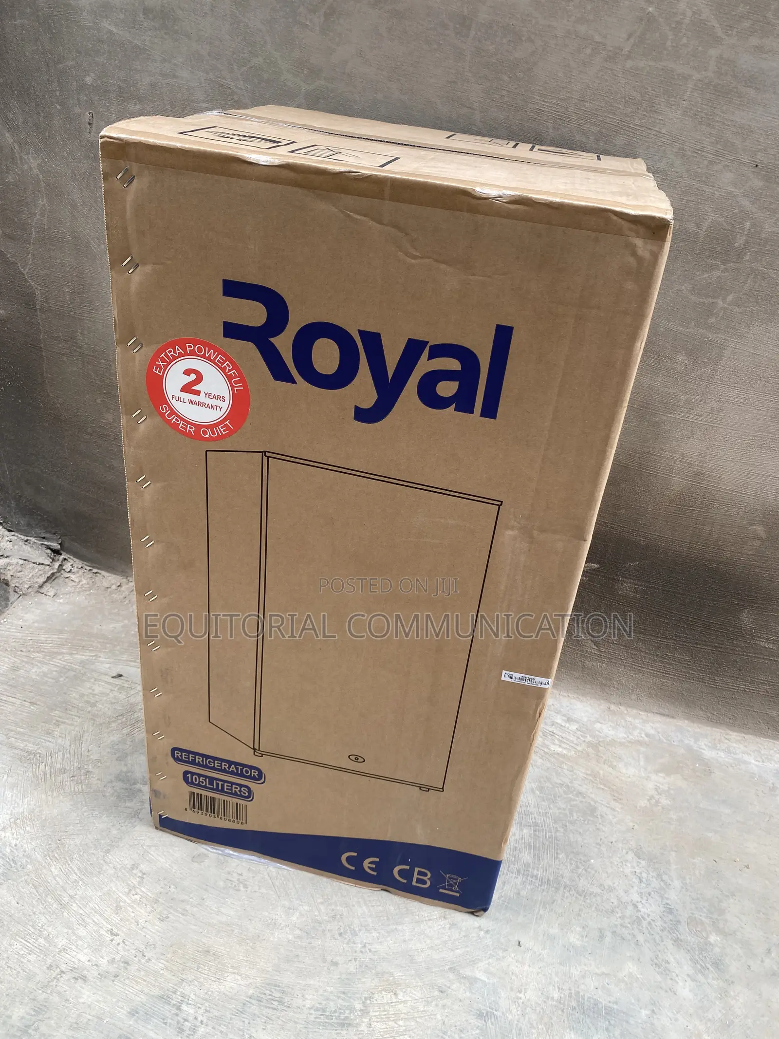 Royal RREF105BF 105L Refrigerator With Secure Door Lock