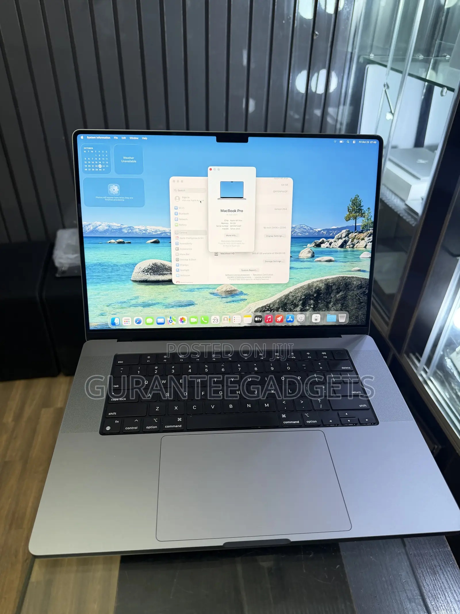 Laptop Apple MacBook Pro 2021 M1 Max 64GB Apple M1 Max SSD 1T