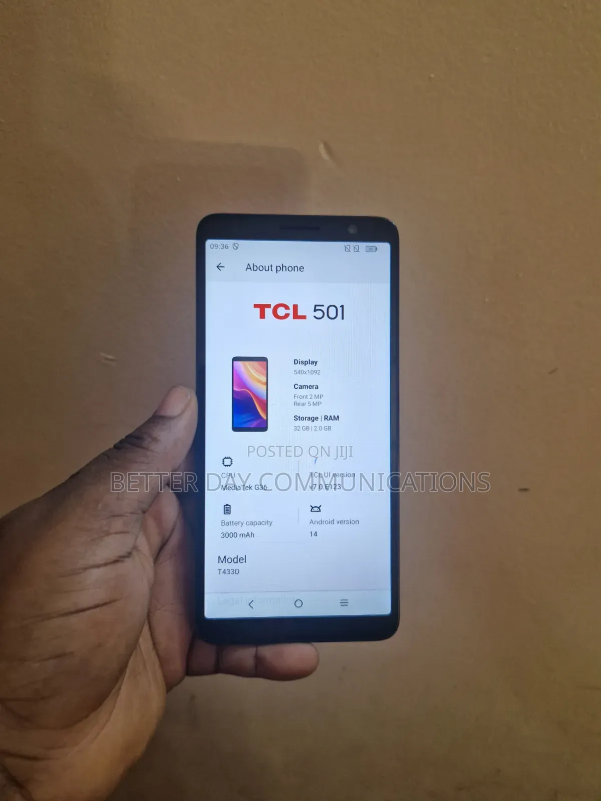 TCL 501 32 GB Blue