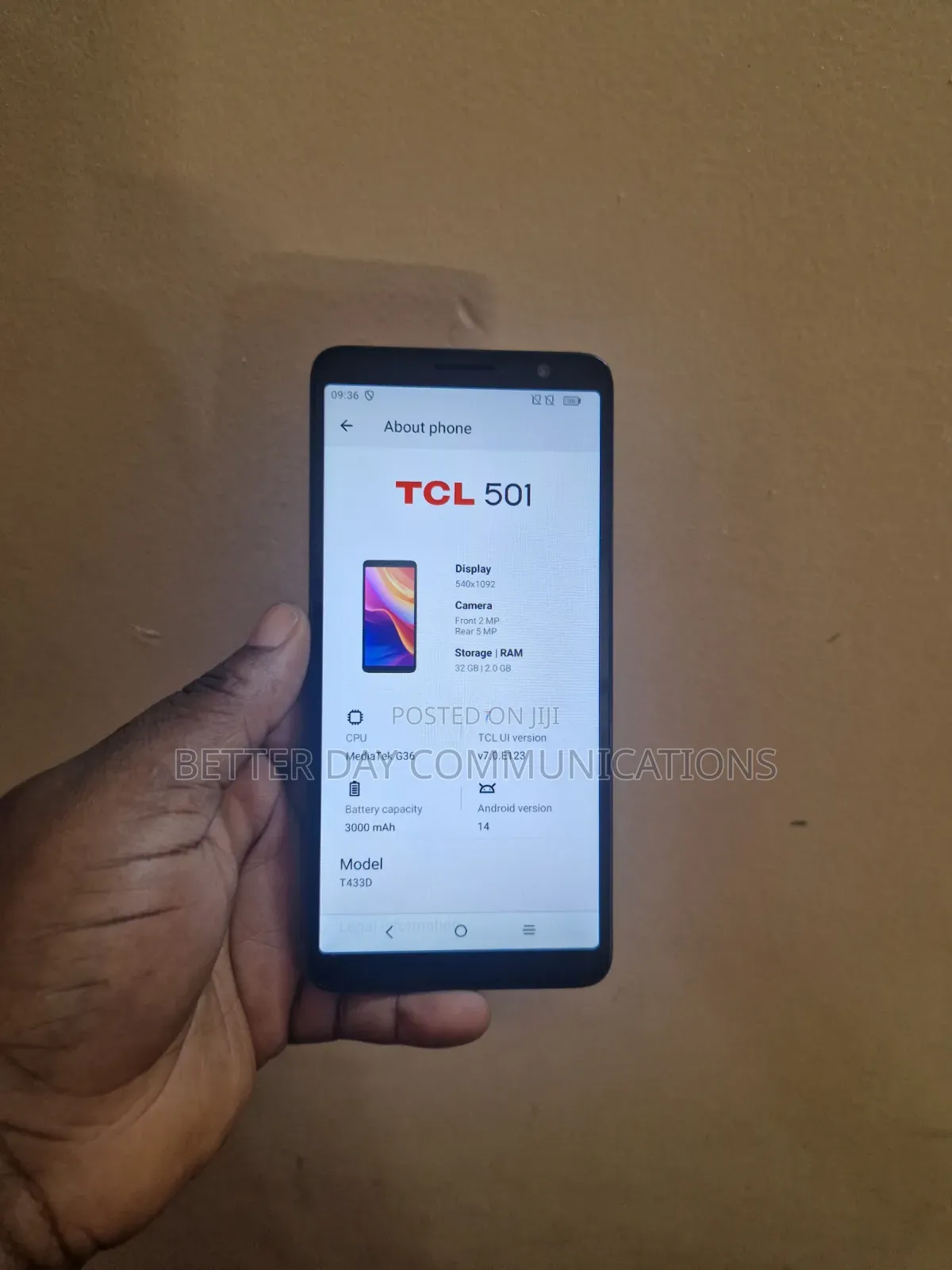 TCL 501 32 GB Blue