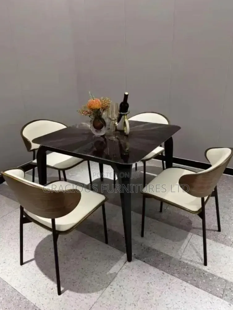 Modern 4-Seater Luxury Dining Set