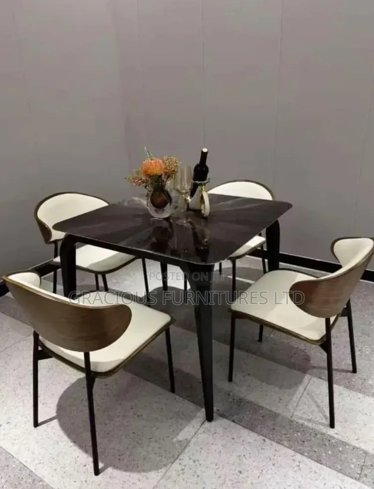 Modern 4-Seater Luxury Dining Set