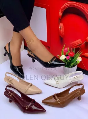Black Short Heel
