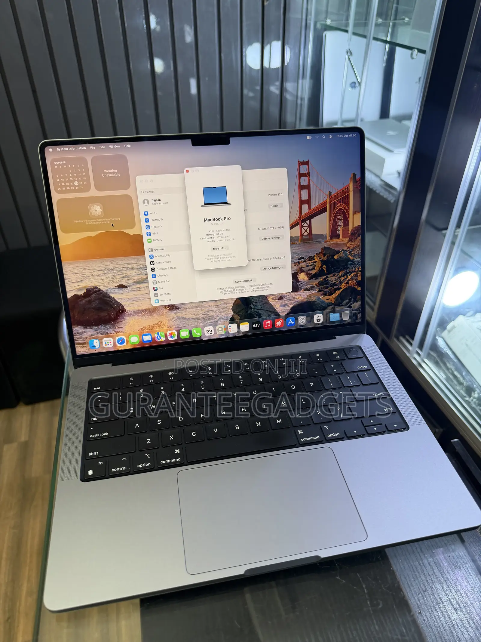 Laptop Apple MacBook Pro 2021 M1 Max 64GB Apple M1 Max SSD 1T